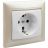 Механизм розетки 1-м СП Valena с заземл. бел. Leg 774420