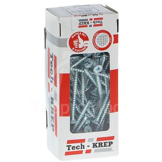 Саморез универсальный 60х5.0мм оцинк. (уп.100шт) Tech-KREP 102201