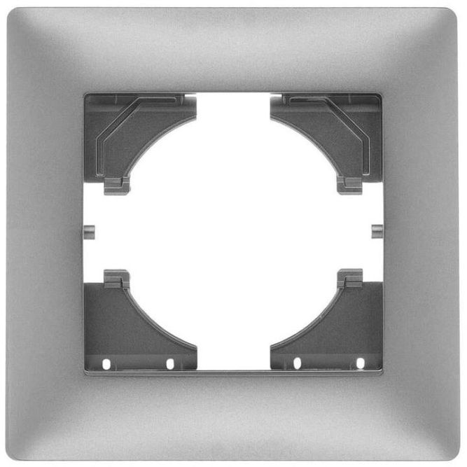 Рамка 1-м Bravo серебр. GUSI С1010-004