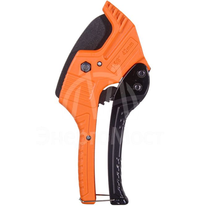 Полуавтоматические ножницы для ПВХ труб 42 мм, тефлон Вихрь