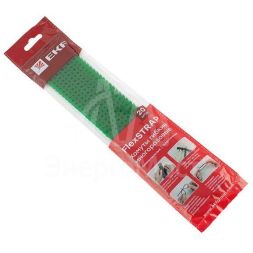 Хомут гибкий многоразовый зел. FlexSTRAP (уп.20шт) PROxima EKF plc-fs-gr