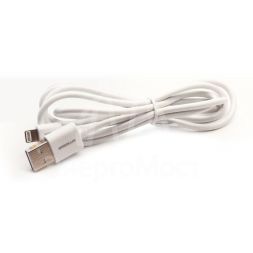 Кабель USB ELX-CDC03-C01 USB-Lightning 3А 1.2м зарядка+передача данных коробка бел. ERGOLUX 15097