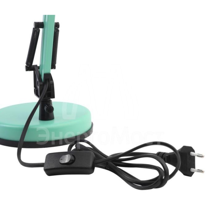 Светильник настольный KD-331 C16 230В 40Вт E27 мятн. Camelion 14165