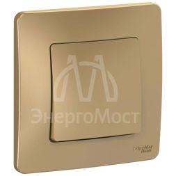 Выключатель 1-кл. СП Blanca 10А IP20 (сх. 1) 250В титан SchE BLNVS010104