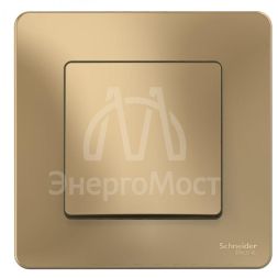 Выключатель 1-кл. СП Blanca 10А IP20 (сх. 1) 250В титан SchE BLNVS010104