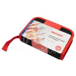 Набор диэлектрического инструмента RI-01 7 предметов до 1000В тканевый пенал Rexant 12-4691-3