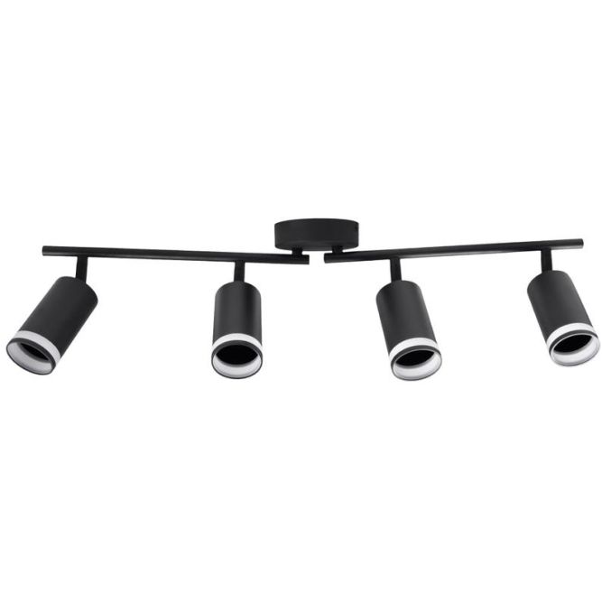 Светильник PCL-0204 4xGU10 IP20 230В BL настен./потолочн. декор. под лампу JazzWay 5066502