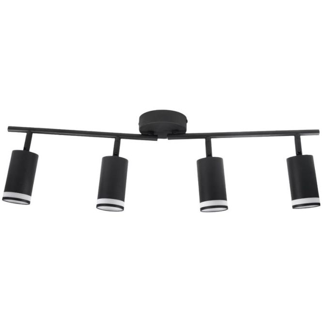 Светильник PCL-0204 4xGU10 IP20 230В BL настен./потолочн. декор. под лампу JazzWay 5066502