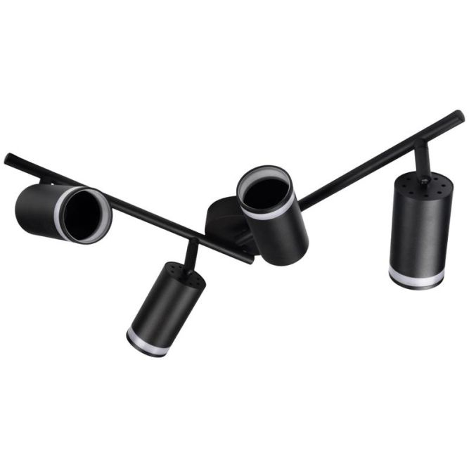 Светильник PCL-0204 4xGU10 IP20 230В BL настен./потолочн. декор. под лампу JazzWay 5066502