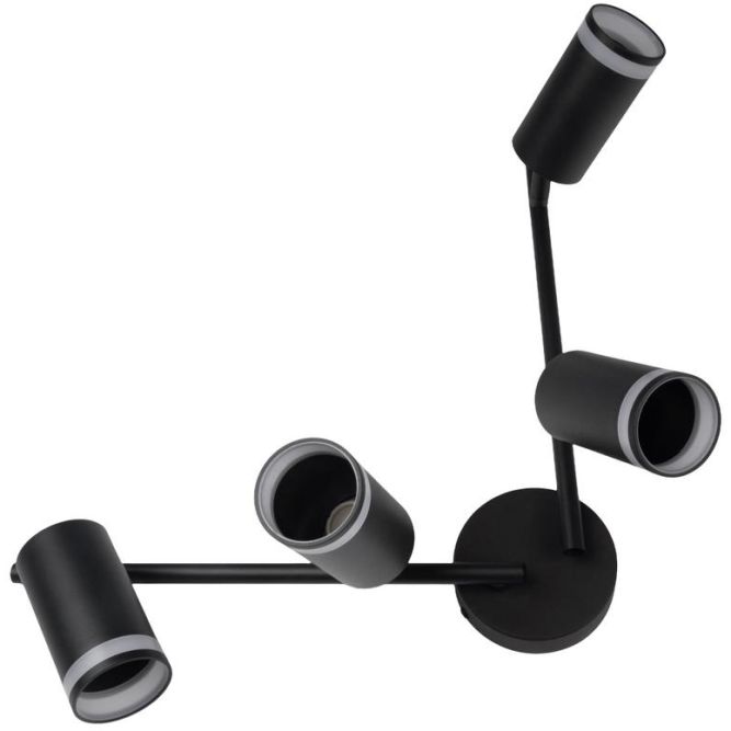 Светильник PCL-0204 4xGU10 IP20 230В BL настен./потолочн. декор. под лампу JazzWay 5066502