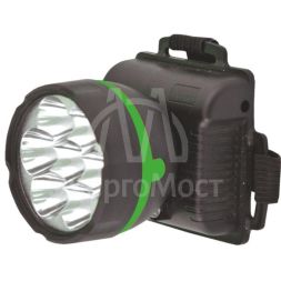 Фонарь налобный 909LED7 (7LED 1 режим; 3хR6 черн.) Ultraflash 11782