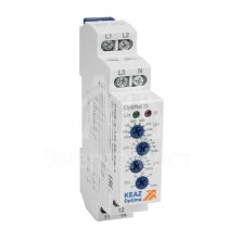 Реле контроля фаз OptiRel D PHS-3-1M-06-PP-1 повышенного/пониженного настр асимметрии 3Ф 1СО КЭАЗ 331991