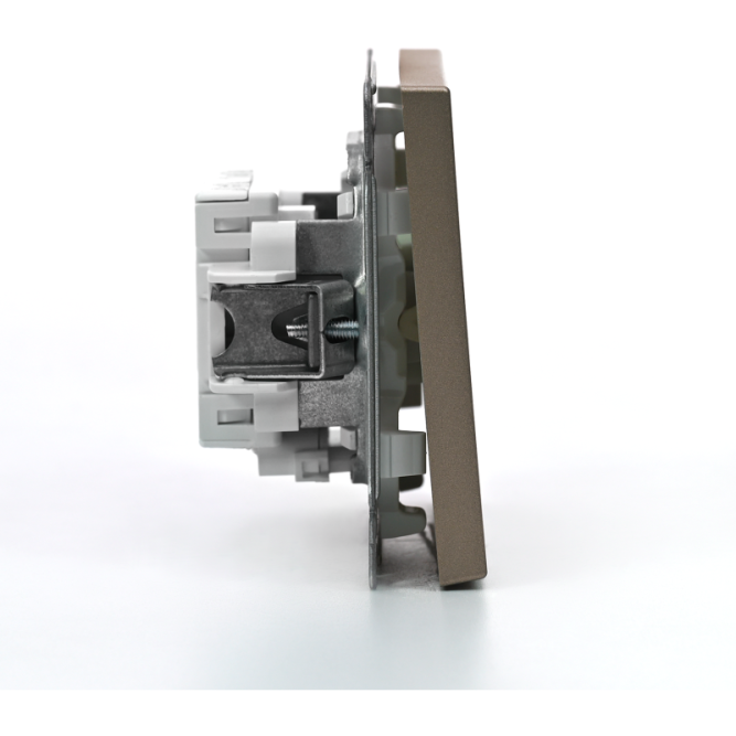 Выключатель 1-кл. ArtGallery (сх. 1а) 10AX с подсветкой механизм шампань SE GAL000513