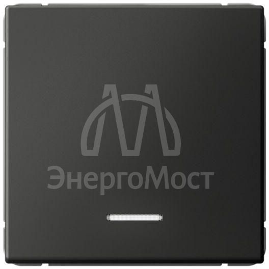 Выключатель 1-кл. ArtGallery (сх. 1а) 10AX с подсветкой механизм базальт SE GAL001413