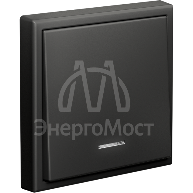 Выключатель 1-кл. ArtGallery (сх. 1а) 10AX с подсветкой механизм базальт SE GAL001413