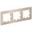 Рамка 3-м AtlasDesign Air песочн./дым. бел. SE ATN221203