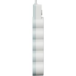 Удлинитель 3х3м с заземл. 10А IP20 USB 2500Вт 220В ПВС 3х1 с выкл. бел. КОСМОС YKsm3m4g-Z-VU10А-W