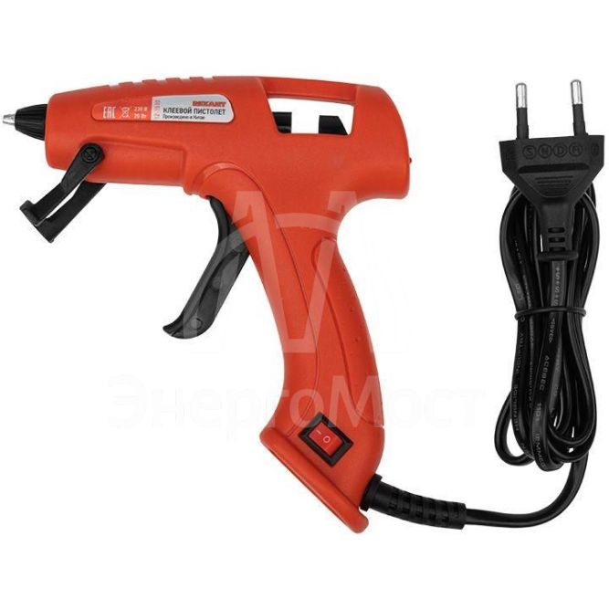 Пистолет клеевой 20Вт ЭКСПЕРТ (блист.) Rexant 12-1510