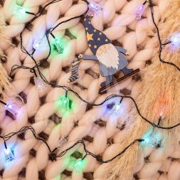 Гирлянда светодиодная &amp;quot;Колокольчики&amp;quot; 20LED RGB 2.8м с контроллером Neon-Night 303-062