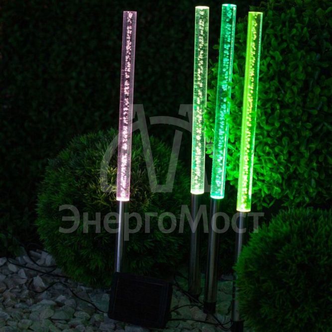 Светильник садовый ERASF024-22 Пузырьки 53см солнечная батарея 4шт ЭРА Б0044231