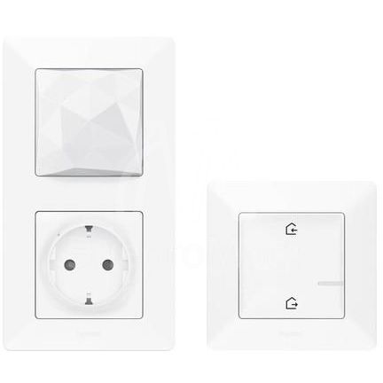 Пакет умный стартовый Valena Life (шлюз WiFi+розетка умн. 2К+З 16А 230В+главн. беспроводн. выкл. &amp;quot;Я дома/Я вне дома&amp;quot;) бел. Netatmo 752196