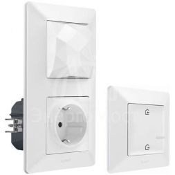 Пакет умный стартовый Valena Life (шлюз WiFi+розетка умн. 2К+З 16А 230В+главн. беспроводн. выкл. &amp;quot;Я дома/Я вне дома&amp;quot;) бел. Netatmo 752196