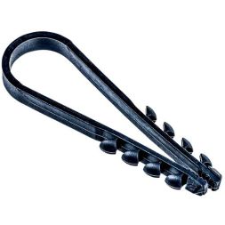 Дюбель-хомут PCD-R 11-18-55-100BL для круглого кабеля PA6.6 черн. (уп.100шт) JazzWay 5054868