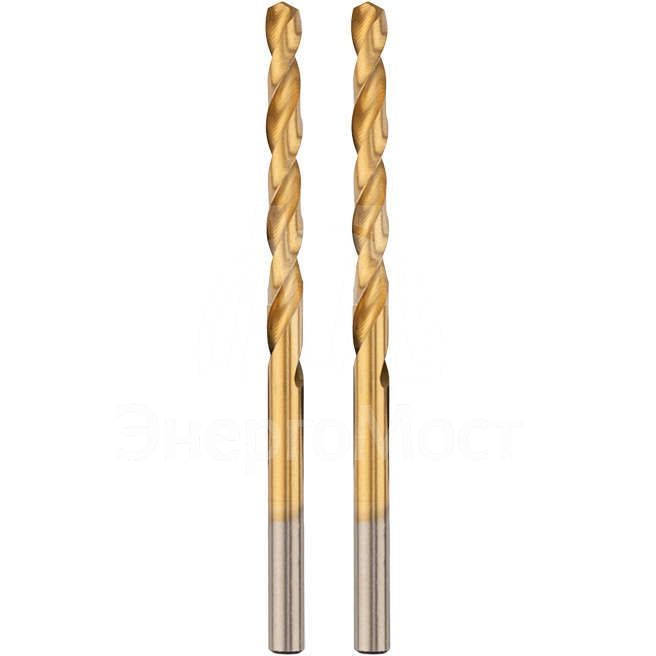 Сверло по металлу 3.2мм &amp;quot;Стандарт+&amp;quot; (P6M5 M-2) (уп.2шт) DIN 338 Rexant 91-0524