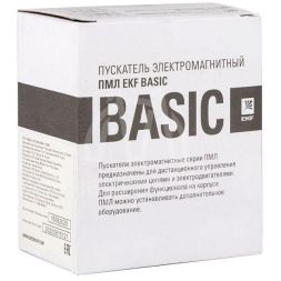 Пускатель электромагнитный ПМЛ-1160М 9А 230В Basic EKF pml-s-9-230-basic