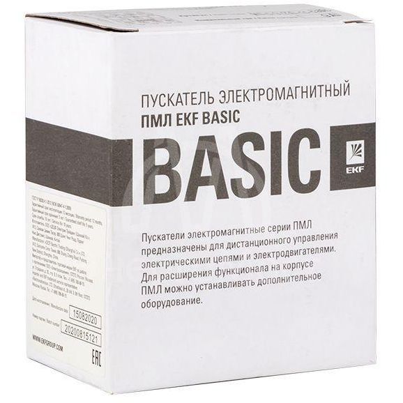 Пускатель электромагнитный ПМЛ-1160М 9А 230В Basic EKF pml-s-9-230-basic