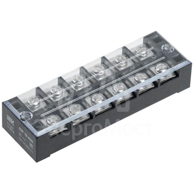 Блок зажимов БЗН ТВ-4506 4.5кв.мм 45A 6 пар IEK YZN41-06-004-K02