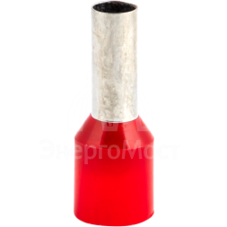 Наконечник штыревой втулочный изол. НШвИ 10.0-12 (уп.50шт) EKF nhvi-10.0-12