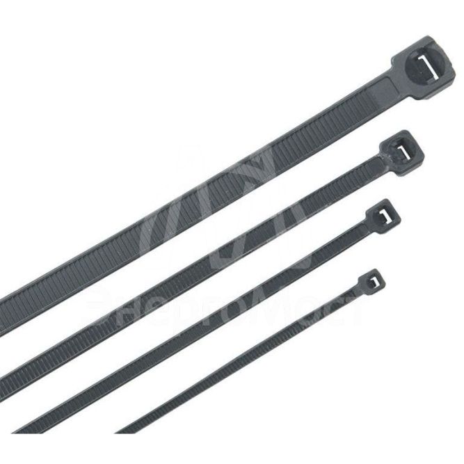 Хомут морозостойкий Хкм 7.6х380мм черн. (уп.100шт) IEK UHH33-D076-380-100-K02