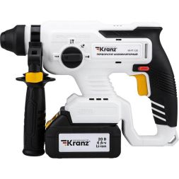 Перфоратор аккумуляторный SDS-plus 2.2Дж 1х4А.ч в кейсе Kranz KR-PT-120