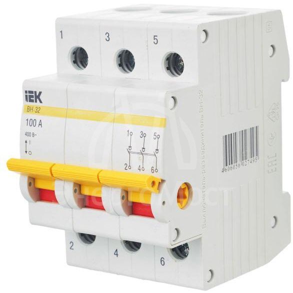 Выключатель нагрузки ВН-32 100А/3П IEK MNV10-3-100