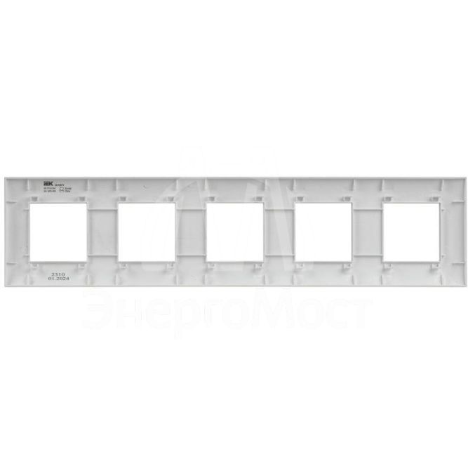 Рамка 5-м SKANDY SK-F05W арктич. бел. IEK SK-M52-K01