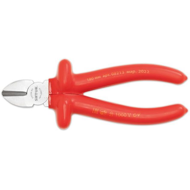 Кусачки боковые 1000В 180мм (08111) SHTOK 376299