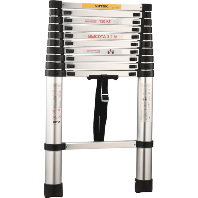 Лестница телескопическая 3.2м (20013) SHTOK 376552