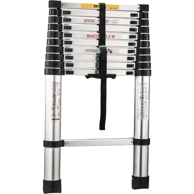 Лестница телескопическая 3.2м (20013) SHTOK 376552
