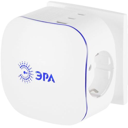 Разветвитель 3-м SP-3e-3USBAC-W + 3 USB A+C с заземл. со шторками 16А бел. Эра Б0069081