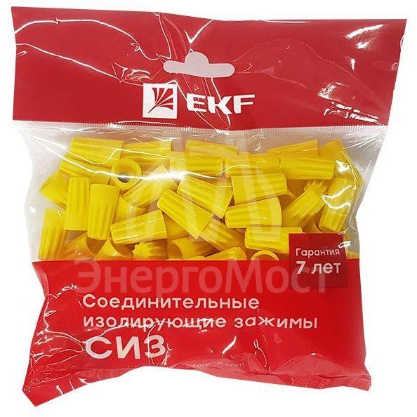 Соединитель проводов СИЗ-4 1.75-10.5кв.мм (уп.100шт) EKF plc-cc-6