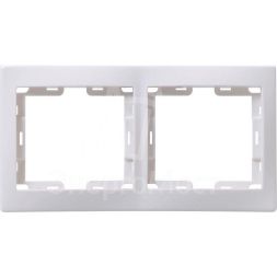 Рамка 2-м Кварта РГ-2-КБ горизонт. бел. GENERICA EMK20-K01-DM