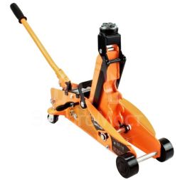 Домкрат гидравлический подкатной ДМК-2,5ФК (2,5 т, 140-390 мм, с фиксатором, в кейсе) Вихрь