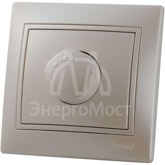 Светорегулятор СП 1000Вт Мира жемчуж. бел. перламутр LEZARD 701-3030-157