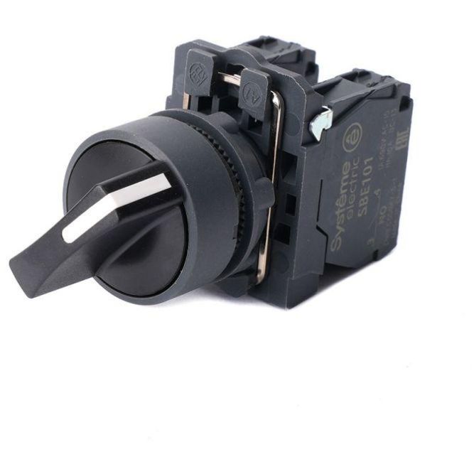 Переключатель модульный SB5 в сборе 22мм 3поз. с фиксацией 2НО SE SB5AD33