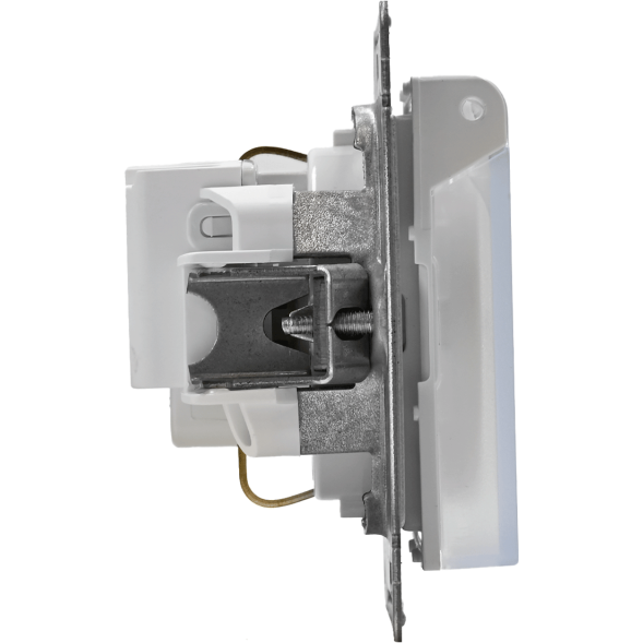 Механизм розетки 1-м СП AtlasDesign Aqua 16А IP44 с заземл. защ. шторки с защ. крышкой бел. SchE ATN440146