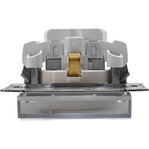 Механизм розетки 1-м СП AtlasDesign Aqua 16А IP44 с заземл. защ. шторки с защ. крышкой бел. SchE ATN440146