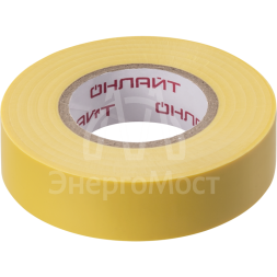 Изолента ПВХ 61 882 OIT-B19-20/Y желт. ОНЛАЙТ 61882