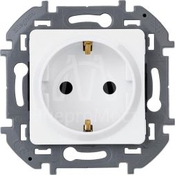 Розетка 1-м СП Inspiria 16А IP20 250В 2P+E немецк. стандарт бел. Leg 673720