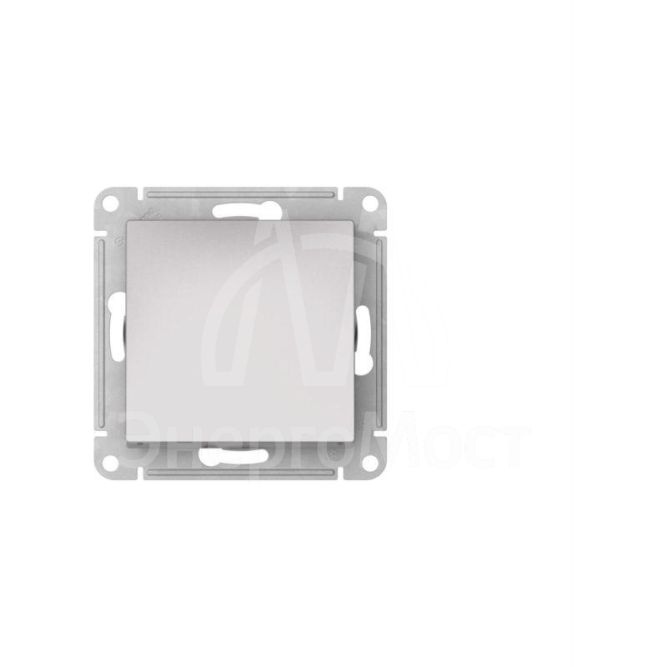 Выключатель 1-кл. AtlasDesign (сх. 1) 10AX быстрозажим. клем. механизм алюм. SE ATN000311S